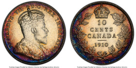 Edward VII 10 Cents 1910 MS63 PCGS, Ottawa mint, KM10. HID09801242017 © 2024 Heritage Auctions | All Rights Reserved