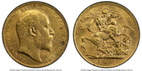 Edward VII gold Sovereign 1909-C AU58 PCGS, Ottawa mint, KM14, S-3970. HID09801242017 © 2024 Heritage Auctions | All Rights Reserved