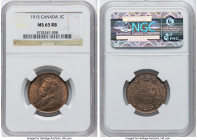 George V Cent 1915 MS65 Red and Brown NGC, Ottawa mint, KM21. HID09801242017 © 2024 Heritage Auctions | All Rights Reserved