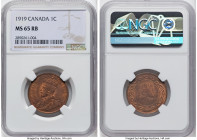 George V Cent 1919 MS65 Red and Brown NGC, Ottawa mint, KM21. HID09801242017 © 2024 Heritage Auctions | All Rights Reserved