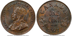 George V Cent 1921 MS63 Brown NGC, Ottawa mint, KM28. HID09801242017 © 2024 Heritage Auctions | All Rights Reserved