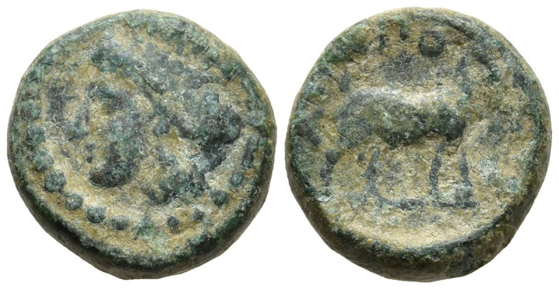 THRACE. Aigospotamoi (circa late 4th century BC)
AE Bronze (10.2mm1.59g)
Obv: ...