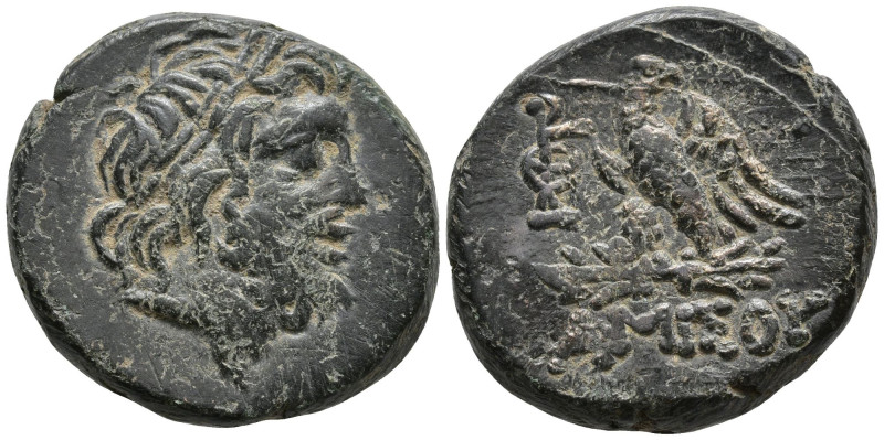PONTOS. Amisos (Circa 100-85 BC)
AE Bronze (20.2mm 7.62g)
Obv: Laureate head o...