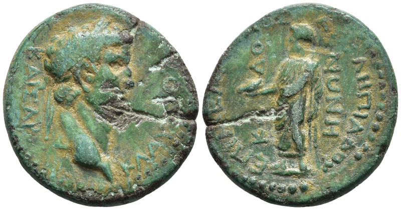 PHRYGIA. Cadi. Claudius (41-54 AD). Meliton, son of Asklepiados, magistrate.
AE...