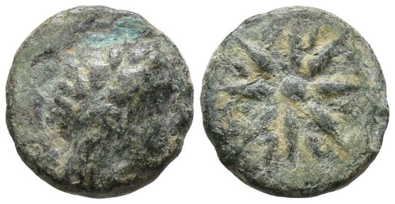 MYSIA. Gambrion. (4th century BC).
AE Bronze (9.3mm 0.81g)
Obv: Laureate head ...