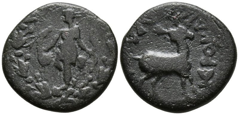 LYDIA. Hierocaesarea. (First half of the 2nd century AD)
AE Bronze (18mm 3.51g)...