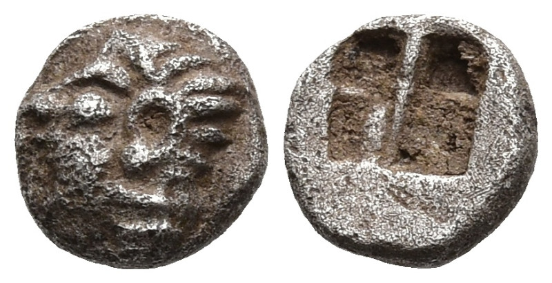 IONIA. Kolophon. ( Late 6th century BC).
AR Tetartemorion (4.9mm 0.21g)
Obv: A...