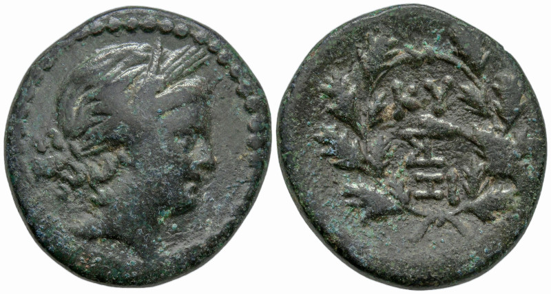 MYSIA. Kyzikos (Circa 2nd-1st centuries BC)
AE Bronze (20.8mm 5.6g)
Obv: Head ...