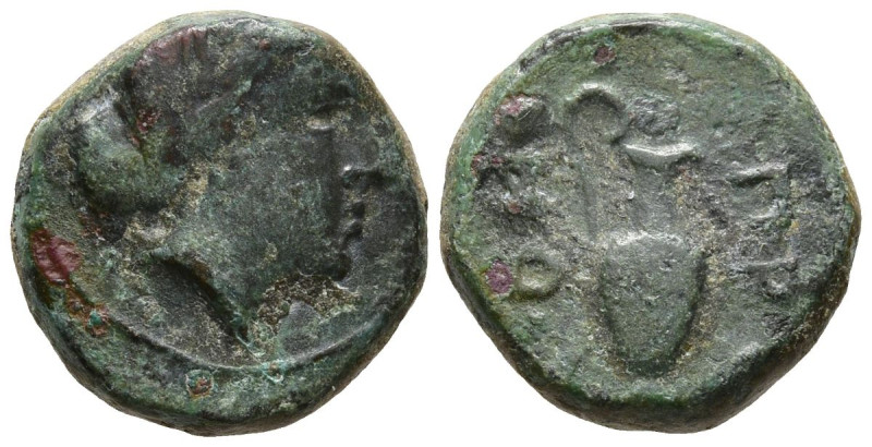 MYSIA. Prokonnesos (Circa 340-330 BC)
AE Bronze (11mm 1.62g)
Obv: Laureate hea...