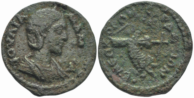 LYDIA. Sardes. Julia Mamaea, Augusta (222-235 AD)
AE Bronze (22.8mm 4.62g)
Obv...