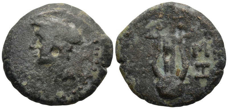 THRACE. Sestos. (Late 2nd century BC).
AE Bronze (17mm 2.93)
Obv: Head of Herm...