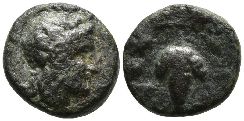 ASIA MINOR. Uncertain. (4th-3rd centuries BC).
AE Bronze (12.3mm 1.81g)
Obv: L...