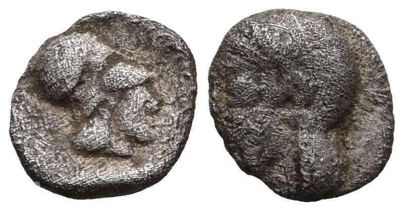 ASIA MINOR. Uncertain. (5th-4th centuries BC).
AR Tetartemorion (7mm 0.19g)
Ob...