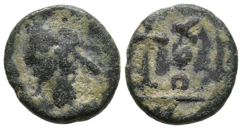 ASIAMINOR. Uncertain (circa 250-50 BC)
AE Bronze (8.3mm 0.6g)
