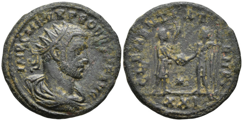 Probus (276-282 AD). Tripolis
Antoninianus (22.2mm 3.67g)
Obv: IMP C M AVR PRO...