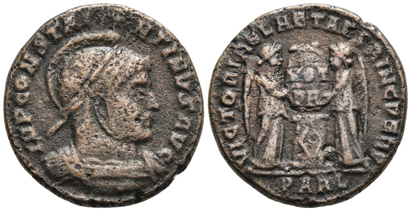 Constantine I (AD 307/10-337). Arles
AE Bronze (17.3mm 2.81g)
Obv: IMP CONSTAN...