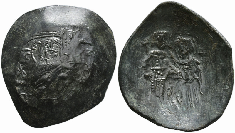 Manuel I Comnenus (1143-1180 AD). Constantinople
AE Trachy (26.4mm 2.75g)
Obv:...