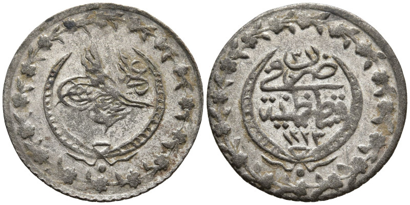 OTTOMAN EMPIRE. Mahmud II (1223 AH-1255 / 1808-1839 AD)
(20.8mm 1.44g)