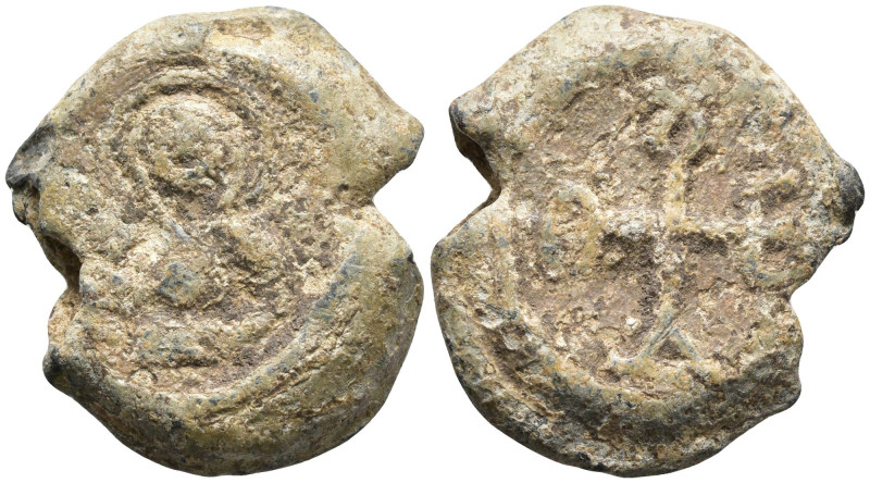 Byzantine Lead Seal
(13.37g 24mm diameter)