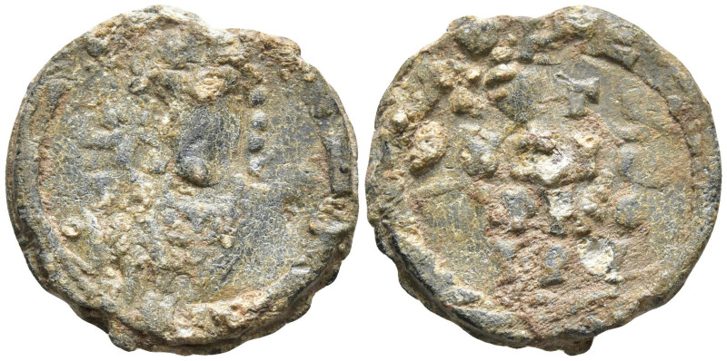 Byzantine Lead Seal
(4.1g 18.4mm diameter)