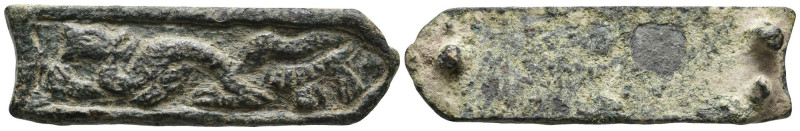 Ancient belt buckle
(16.12g 48.1mm diameter)