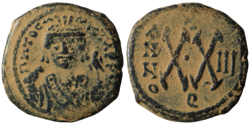 Tiberius II. Constantine. (578-582 AD) Constantinople
AE Follis (24mm, 6,40g)

A...