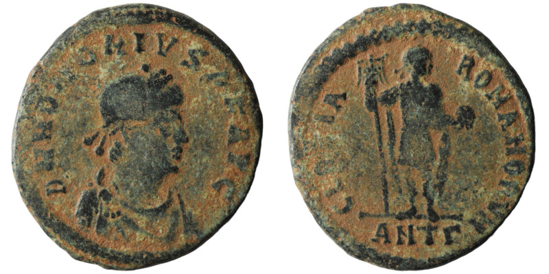 Honorius (AD 393-423) Antioch
AE Follis (21mm, 4,56g)

Artificial sandpatina