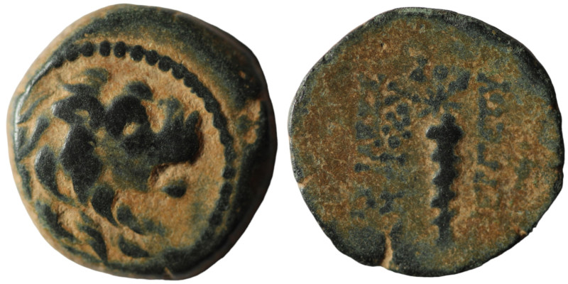 SELEUKID KINGS OF SYRIA. Antiochos VII Euergetes (Sidetes) (138-129 BC)
AE Bronz...