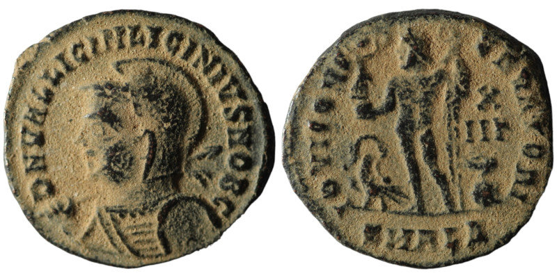 Licinius II, Caesar (317-324 AD). Alexandria
AE Follis (19mm, 3,07g)

Artificial...