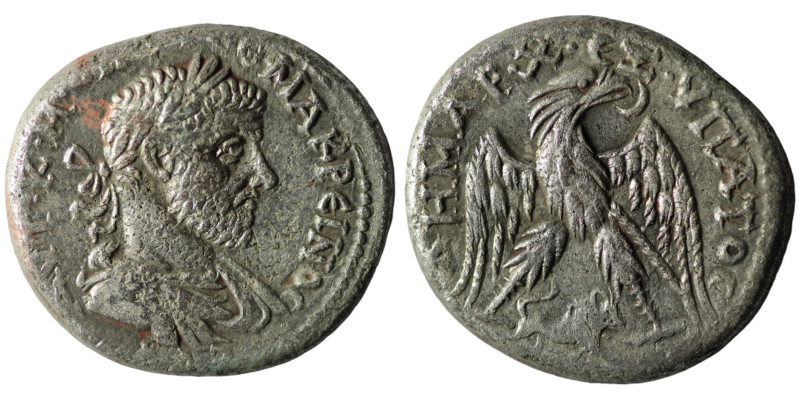 SYRIA, Heliopolis. Macrinus (AD 217-218)
BI Tetradrachm (26mm, 13,30g)