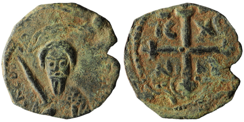 CRUSADERS. Tancred, regent (AD 1101-1112). Antioch 
AE Follis (20mm, 4,03g)

Art...