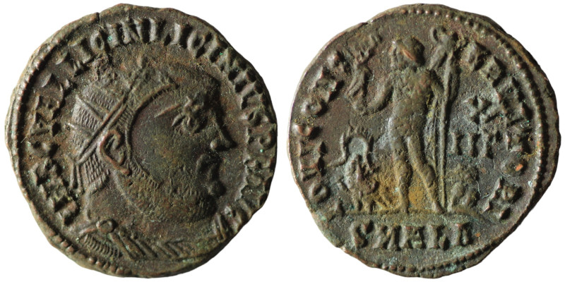 Licinius I (308-324 AD). Alexandria
AE Follis (19mm, 3,52g)