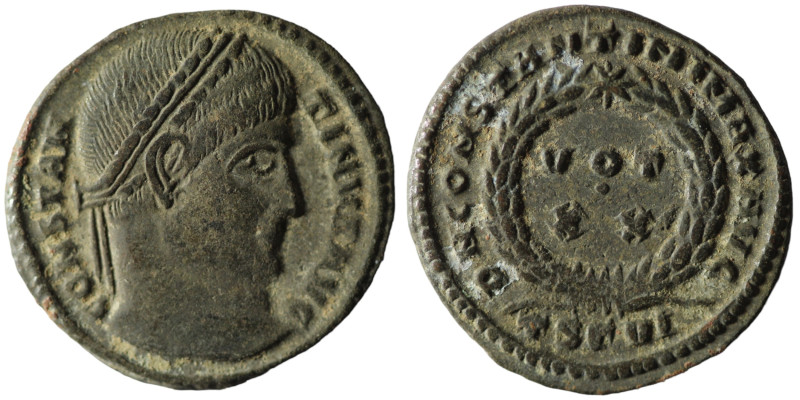 Constantine I (307/10-337 AD). Thessalonica
AE Follis (20mm, 2,94g)