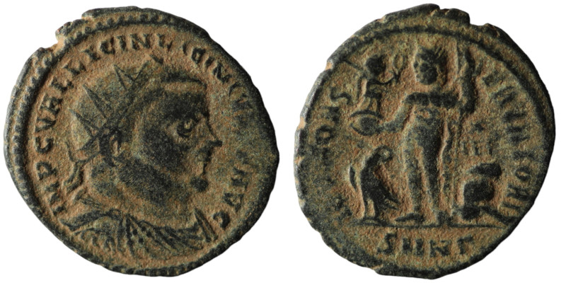 Licinius I (308-324 AD). Nicomedia
AE Follis (20mm, 3,00g)

Artificial sandpatin...