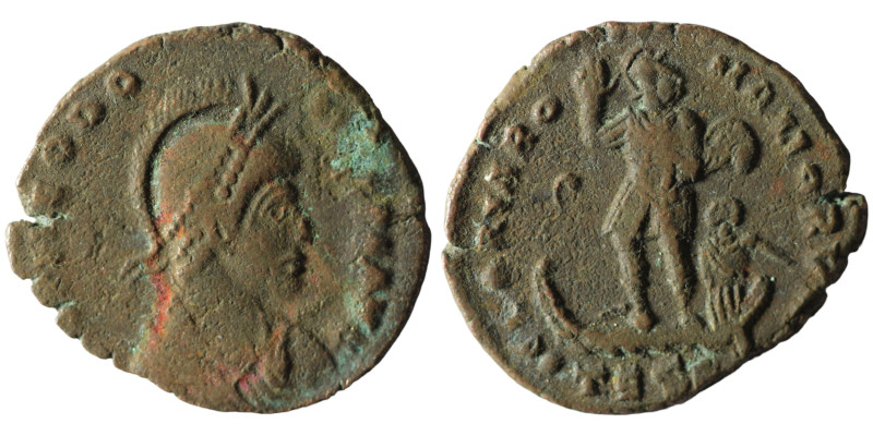 Theodosius I (379-395 AD). Thessalonica
AE Centenionalis (20mm, 3,46g)