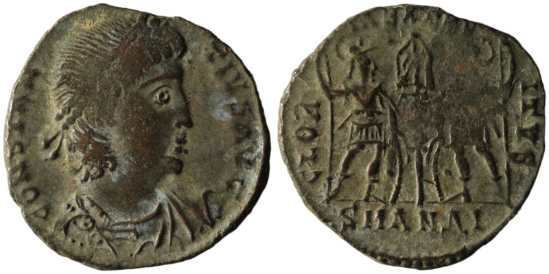 Constantius II (337-361 AD). Antioch
AE Follis (15mm, 1,41g)