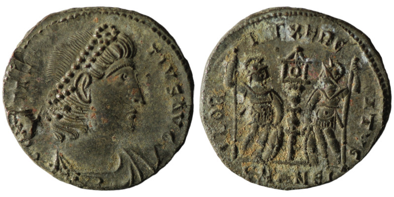 Constantius II (337-361 AD). Antioch
AE Follis (16mm, 1,91g)