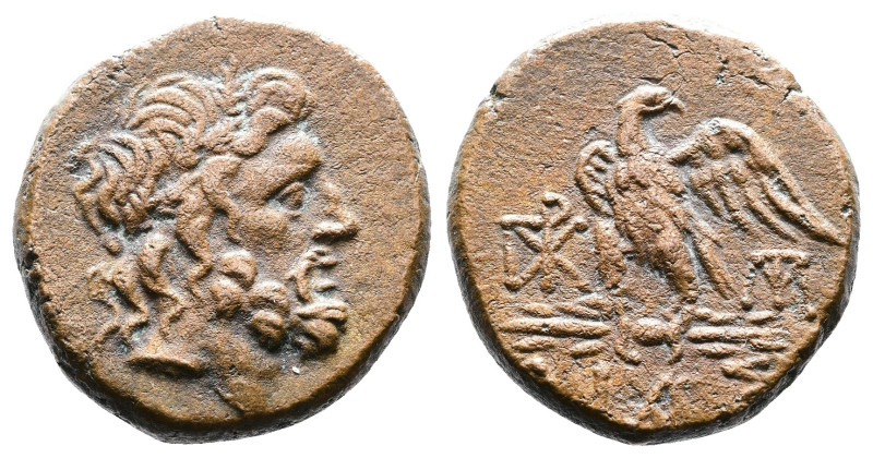 Bithynia, Dia 85-86 BC. AE (20mm, 7,54g.). Circa 95-90 or 80-70 BC. Laureate hea...