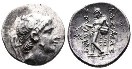 Seleukid Kingdom, Seleukos II Kallinikos. 246-225 BC. AR Drachm (20mm, 4,08 g.). Uncertain mint. Diademed head of Seleukos II to right. Rev. BAΣIΛEΩΣ ...