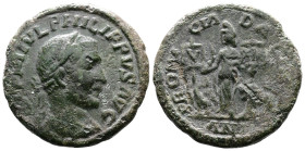 Provincia Dacia, Philip I 244-249 AD. AE (28mm, 12,31 g.). Dated RY 1 = 244/5 AD. IMP M IVL PHILIPPVS AVG laureate, draped and cuirassed bust right. R...