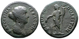Thrace, Philippopolis, Faustina II 146-180 AD. AE (24 mm. 8,99 g.). FAYCTEINA CEBACTH, draped bust of Faustina II to right. Rev. ΦΙΛΙΠΠΟΠΟΛΕΙΤΩΝ Demet...