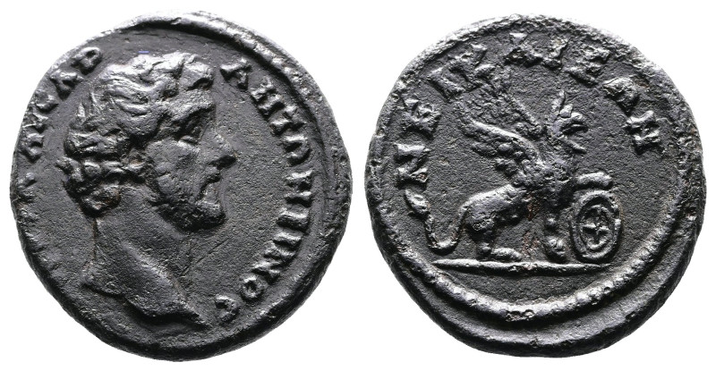 Bithynia, Nicaea, Antoninus Pius 138-161 AD. AE (19 mm, 4,33 g.). AVTO KAICAP AN...