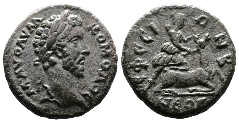 Ionia, Ephesus, Commodus 177-192 AD. AE (22mm, 7,58g.). Μ ΑΥ ΟΛΥΜ ΚΟΜΟΔΟϹ Laurea...