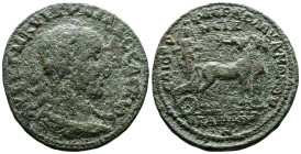 Lydia, Hypaepa (conventus of Ephesus) Trajan Decius 249-251 AD. Magistrate, Flavius Ermolaos Nikonianos (strategos) AE (35mm, 18,59g.). ΑΥΤ Κ Γ Μ ΚΥΙ ...