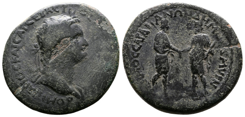 Lydia, Sardis, Domitian 81-96 AD. AE (28mm, 10,33g.). ΔOMITIANOC KAICAP CЄBACTOC...