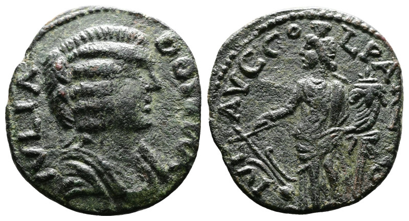 Pisidia, Parlais, Julia Domna, 193-217 AD. AE (21 mm, 4,13 g.). IVLIA DOMNA Drap...