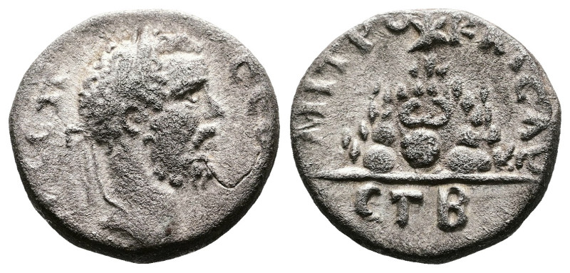 Cappadocia, Caesarea-Eusebia, Septimius Severus 193-211 AD. AR Drachm (15 mm, 2,...