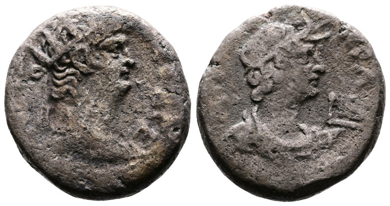 Egypt, Alexandria, Nero 54-68 AD. Billon Tetradrachm (23mm, 10,01g.). Dated RY 1...
