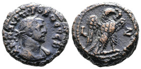 Egypt, Alexandria, Probus 276-282 AD. AE Tetradrachm (18mm, 7,38g.). RY 7= 281-282 AD. Α Κ Μ ΑΥΡ ΠΡΟΒΟϹ ϹЄΒ, laureate and cuirassed bust to right. Rev...