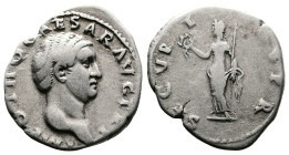 Otho, 69 AD. AR Denarius (19 mm, 3,47 g.). Rome. IMP M OTHO CAESAR AVG TR P Bare head of Otho to right. Rev. SECVRITAS P R Securitas standing front, h...